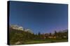 A Moonlit Nightscape Taken in Banff National Park, Alberta Canada-null-Stretched Canvas