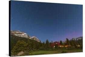 A Moonlit Nightscape Taken in Banff National Park, Alberta Canada-null-Stretched Canvas