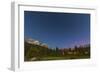 A Moonlit Nightscape Taken in Banff National Park, Alberta Canada-null-Framed Photographic Print