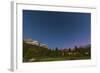 A Moonlit Nightscape Taken in Banff National Park, Alberta Canada-null-Framed Photographic Print