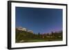 A Moonlit Nightscape Taken in Banff National Park, Alberta Canada-null-Framed Photographic Print