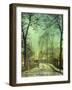 A Moonlit Road, 19th Century-John Atkinson Grimshaw-Framed Premium Giclee Print