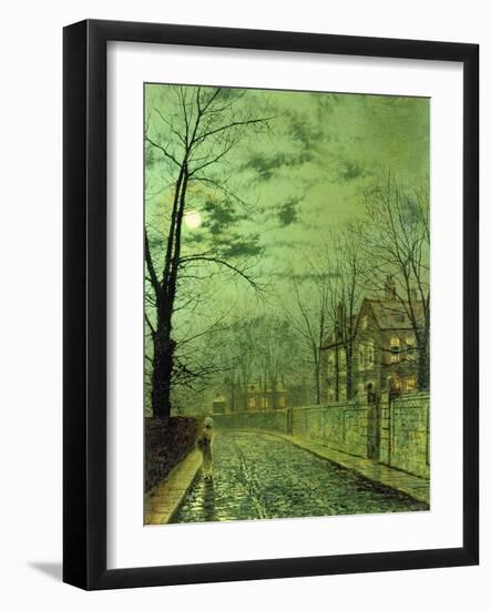 A Moonlit Road-Grimshaw-Framed Giclee Print