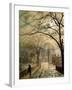 A Moonlit Stroll, Bonchurch, Isle of Wight, 1878-John Atkinson Grimshaw-Framed Giclee Print