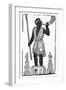 A Moor Standing on a Tower Blowing a Horn to Wake the Dead and Gather Them-null-Framed Giclee Print