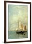 A Moored Fishing Fleet-Hendrik William Mesdag-Framed Art Print