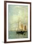 A Moored Fishing Fleet-Hendrik William Mesdag-Framed Art Print