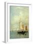 A Moored Fishing Fleet-Hendrik William Mesdag-Framed Art Print