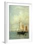 A Moored Fishing Fleet-Hendrik William Mesdag-Framed Art Print
