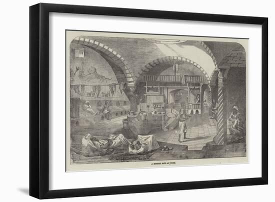 A Moorish Bath at Tunis-null-Framed Giclee Print