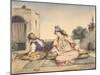 A Moorish Couple on Their Terrace, 1832-Eugene Delacroix-Mounted Giclee Print