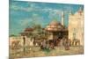 A Moorish Market Place-Alberto Pasini-Mounted Giclee Print