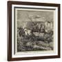 A Mormon Family on their Way to Salt Lake City-Arthur Boyd Houghton-Framed Giclee Print