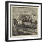 A Mormon Family on their Way to Salt Lake City-Arthur Boyd Houghton-Framed Giclee Print