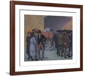 A Morning at Tattersall's-Robert Polhill Bevan-Framed Premium Giclee Print