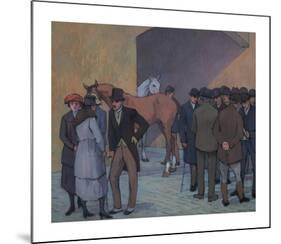 A Morning at Tattersall's-Robert Polhill Bevan-Mounted Premium Giclee Print