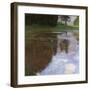 A Morning by the Pond-Gustav Klimt-Framed Giclee Print