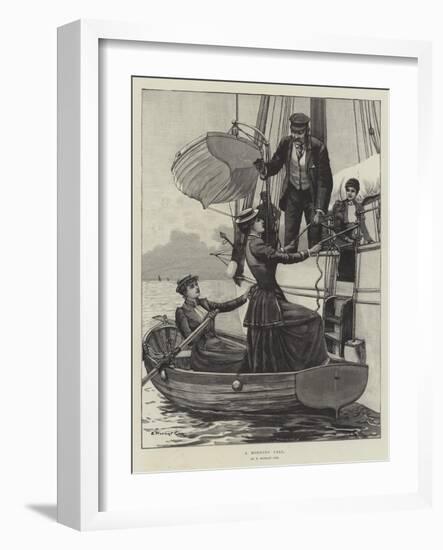 A Morning Call-Edward Morant Cox-Framed Giclee Print