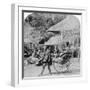 A Morning Ride in a Jinrikisha (Ricksha), Sugita, Japan, 1896-Underwood & Underwood-Framed Photographic Print