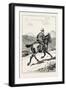 A Morning Ride in Athens-null-Framed Giclee Print