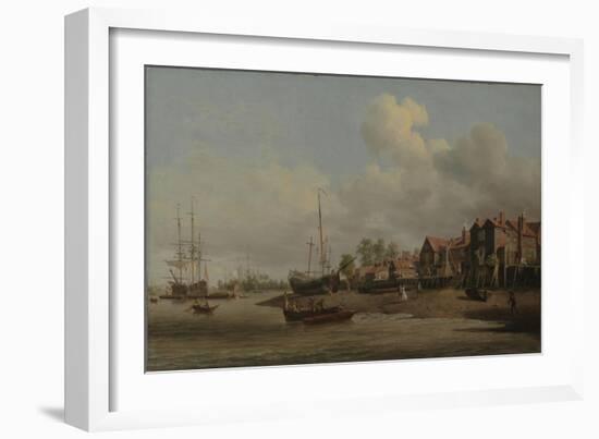 A Morning, with a View of Cuckold's Point-Samuel Scott-Framed Giclee Print