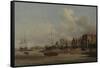 A Morning, with a View of Cuckold's Point-Samuel Scott-Framed Stretched Canvas