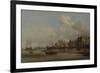 A Morning, with a View of Cuckold's Point-Samuel Scott-Framed Giclee Print