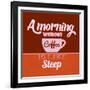 A Morning Without Coffee Is Like Sleep 1-Lorand Okos-Framed Art Print