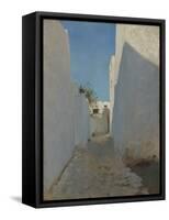 A Moroccan Street Scene, 1879-1880-John Singer Sargent-Framed Stretched Canvas