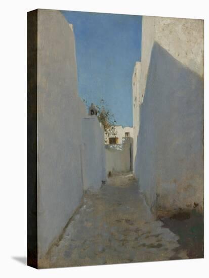A Moroccan Street Scene, 1879-1880-John Singer Sargent-Stretched Canvas