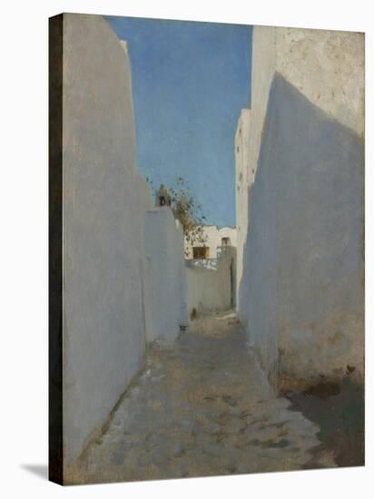 A Moroccan Street Scene, 1879-1880-John Singer Sargent-Stretched Canvas