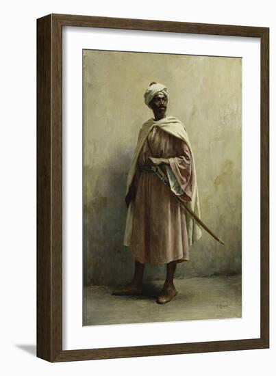 A Moroccan Warrior-Bretegnier Georges-Framed Giclee Print