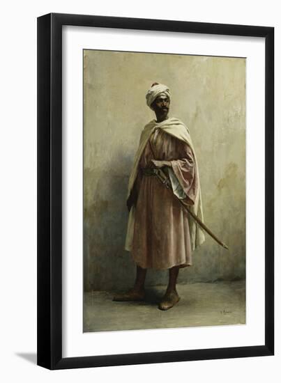 A Moroccan Warrior-Bretegnier Georges-Framed Giclee Print