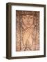 A Mosaic Art Work on a Wall in Roquebrune Village, Cote D'Azur, France, Europe-Christian Heeb-Framed Photographic Print