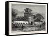 A Mosque in Pekin, China-null-Framed Stretched Canvas