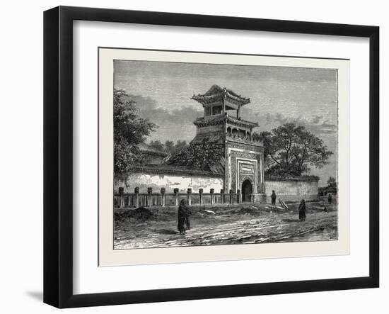 A Mosque in Pekin, China-null-Framed Giclee Print