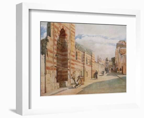 A Mosque in the Saida Zeineb Quarter, Cairo-Walter Spencer-Stanhope Tyrwhitt-Framed Giclee Print