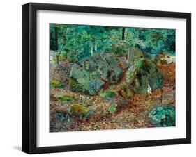 A Mossy Glen, 1864-John Atkinson Grimshaw-Framed Giclee Print