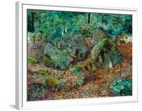 A Mossy Glen, 1864-John Atkinson Grimshaw-Framed Premium Giclee Print