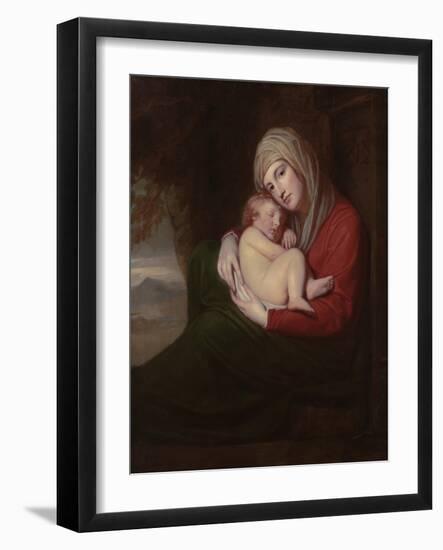 A Mother and Child, 1771-George Romney-Framed Giclee Print