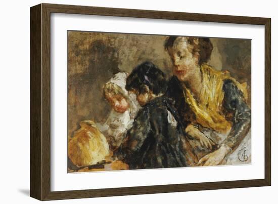 A Mother and Child, 1864-Mose Bianchi-Framed Giclee Print