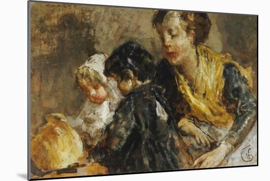 A Mother and Child, 1864-Mose Bianchi-Mounted Giclee Print