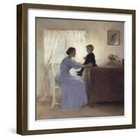 A Mother and Child in an Interior, 1898-Ilsted-Framed Giclee Print