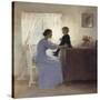 A Mother and Child in an Interior, 1898-Ilsted-Stretched Canvas