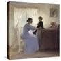 A Mother and Child in an Interior, 1898-Ilsted-Stretched Canvas