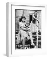 A Mother and Her Child, Papua, New Guinea, 1936-Ewing Galloway-Framed Giclee Print