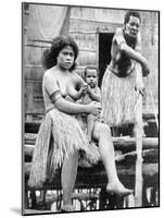 A Mother and Her Child, Papua, New Guinea, 1936-Ewing Galloway-Mounted Giclee Print