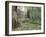 A Mother and her Children by a Stream-Hans Anderson Brendekilde-Framed Giclee Print