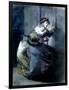 A Mother Fleeing with Two Children-Jean-François Millet-Framed Giclee Print