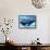 A Mother Humpback Whale Is Escorted by Another Whale And Her Baby Calf-Stocktrek Images-Framed Stretched Canvas displayed on a wall